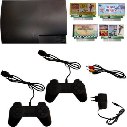 PTCMart 8 BitTv Video Game Gaming Console with 4 extra chips N/A GB with Contra mario