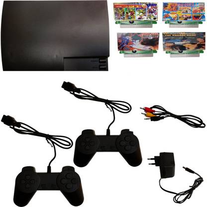 PTCMart 8 BitTv Video Game Gaming Console with Tkn3,999,4in1mario,Wrestlemania N/A GB with Contra mario