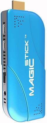 magic stick Intel PC Stick, Full Featured Computer with Windows10 and Android OS Preloaded, IOT Enabled, Dual Display, FanLess, Type-C, Metal Case, Long Life Battery, 4K HD Games/Video (Blue) - Windows 10, Intel Z8300/Z8350, Atom Z8300/8350, 2 LPDDR3, 32 GB SSD Stick PC