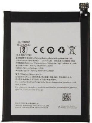 SR SUPPERFAST Mobile Battery For  ONE PLUS OnePlus 3 (BLP613) SR LONG LIFE