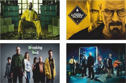 Breaking Bad Combo Poster Set of 4 Posters With Gloss Lamination M12 Paper Print