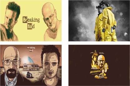 Breaking Bad Combo Poster Set of 4 Posters With Gloss Lamination M6 Paper Print