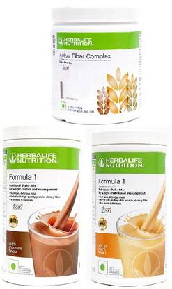 Herbalife Nutrition FORMULA 1CHOCOLATE + ORANGE + ACTIVE FIBER COMPLEX Protein Shake