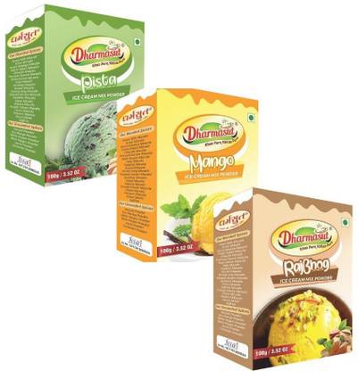 Dharmasut Pista +Mango + Rajbhog Ice Cream Powder 300 g