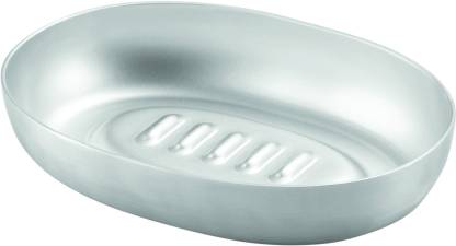 IDesign Rustproof Alumina Bar Soap Dish Soap stand for Bathroom Vanities & Kitchen Sink