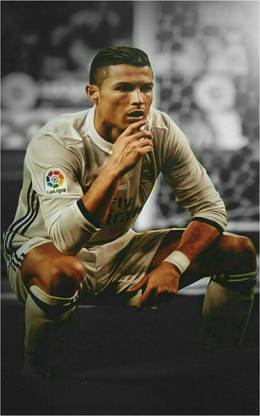 Cristiano Ronaldo Flex Poster for Room B69 Paper Print