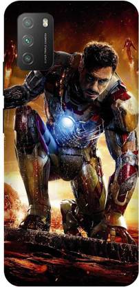 TPM Back Cover for Poco M3, Avengers, Iron, Ironman, Man, Marvel, Anime, Back Cover