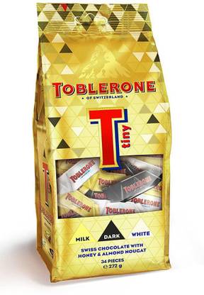 Toblerone Tiny Milk, Dark & White Chocolate Bars