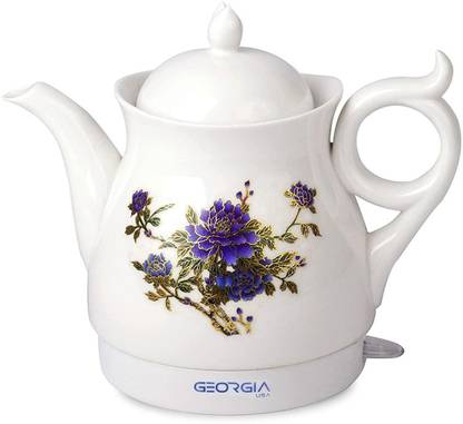 GeorgiaUsa GH-ECK-2115-RS-PU 1350 Watt Electric Ceramic Kettle 1.5 Litre-ButterFly Design-Colour Changing Kettle Electric Kettle