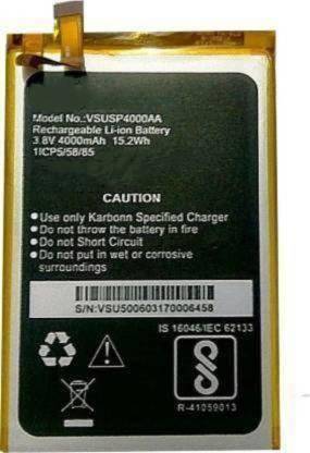 SR SUPPERFAST Mobile Battery For  KARBONN Aura Power 4G PLUS 4000MAH SR LONG LIFE