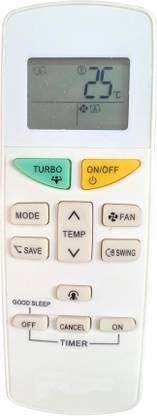 Axelleindia VE132 Compatible Inverter AC Remote VE-132Reo With Turbo Mode For रिमोट कंट्रोलर