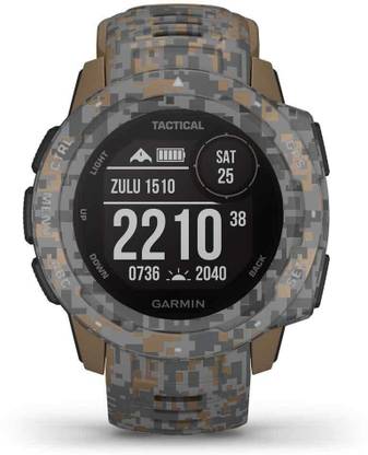 RELY TEST DIAGNOSTIC CENTRE Screen Guard for Garmin Instinct Tactical Camo Coyote Tan Carbon-Graphite Watch