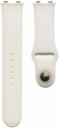 Laksh Premium Soft Liquid Silicone Loop Strap Band Compatible with Oppo Watch 41mm Smart Watch Strap move white Smart Watch Strap
