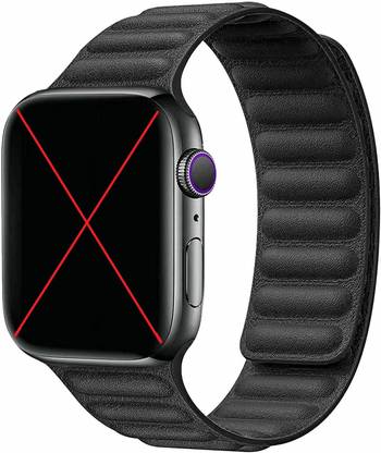 Dallas Ultra Luxury Magnetic Smart Watch Band 42mm, 44mm Soft Stylish Leather Lightweight Loop Straps Material For Smart Watch Series 6/5/4/3/2/1/SE Smart Watch Strap