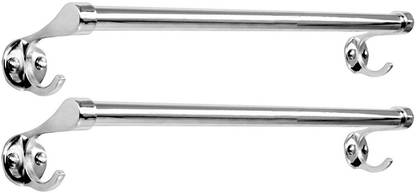 Zesta 24 INCH Stainless Steel Towel Bar | Bathroom Towel Rod Holder | Wall Mounted Hand Towel Rail for Kitchen and Washroom 24 inch 2 Bar Towel Rod