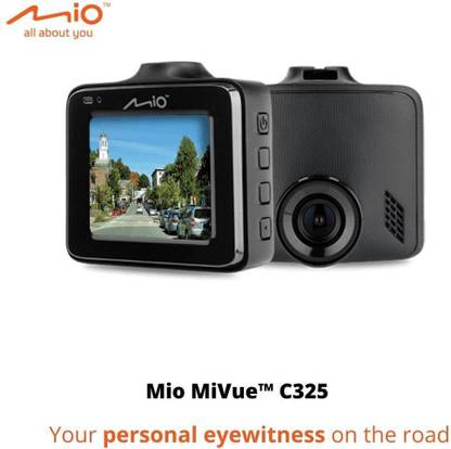 Mio C 325 Dashcam Reverse Assist Camera System