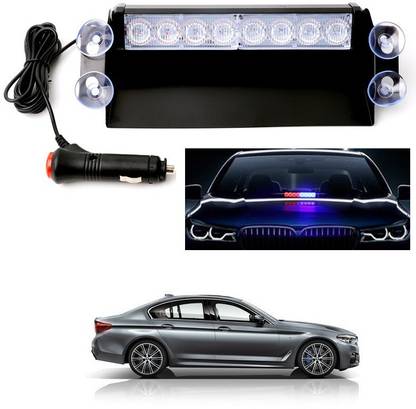 Qiisx 8 LED Police Car Flashing Lights for 5 Series GT Interior Light Car LED for BMW (12 V, 35 W)