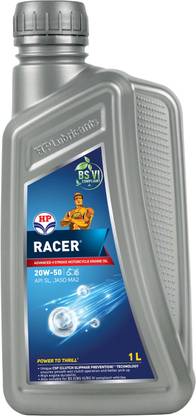 HP Racer 20W-50 API SL, JASO MA2 High Performance Engine Oil
