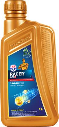 HP Racer Gen6 20W-40 API SN, JASO MA2 High Performance Engine Oil