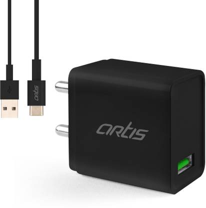 artis 3 A Wall Charger for Mobile with Detachable Cable
