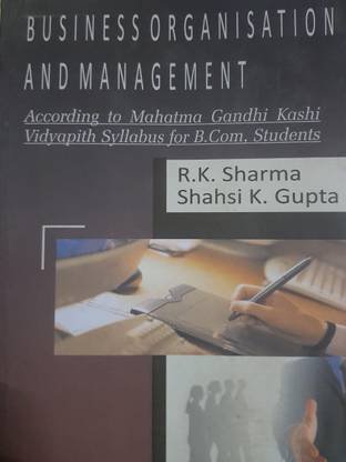 BUSINESS ORGANISATION AND MANAGEMENT