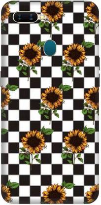 Clickzone Back Cover for Oppo A12, Aesthetic, sunflower