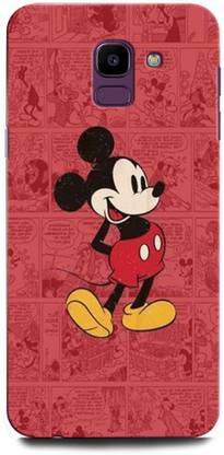 ORBIQE Back Cover for SAMSUNG Galaxy J6 SM-J600GZKHINS MICKEY MOUSE, DISNEY, CARTOON, CLUBHOUSE, MINNIE MOUSE