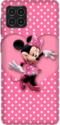TPM Back Cover for Samsung Galaxy A12, Disney, Happy Valentines Day, Minnie Mouse, Pink