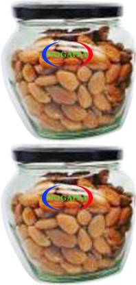 Pack of 2 Glass Utility Container  - 500 ml NOGAIYA Clear