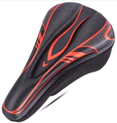 Fastped Soft Black Bicycle Silicone Gel Saddle Seat Cycle Cover Free Size - Gel Seat Cover For Cycle