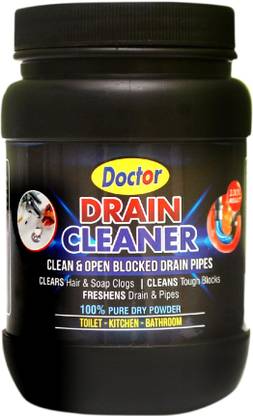 Doctor Drain Heavy Duty Drain Cleaner & Blockage Opener Powder 500 Gm Pack Of 1 Powder Drain Opener