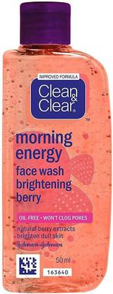 Clean & Clear Morning Energy Berry , 50ml - Pack Of 5 Face Wash