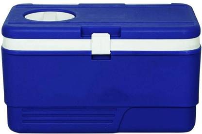 J M FASHION 50 L Plastic Ice Cooler Box | Plastic Insulated Icebox 50 Liter | Insulated Chiller Ice Box | Ice Cubes, Cold Drinks Storage Box for Camping Ice Bucket