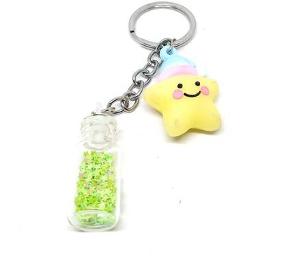 Arkanum Star Keyring Yellow Star Keychain Key Chain