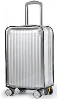 Travelus HARD Waterproof Heavy Density Transparent Luggage/Trolley/Suitcase/Protective Covers PVC (Size 28 / for Cloth Material Soft Luggage) Luggage Cover