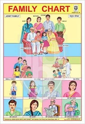 FAMILY CHART [Wall Chart] BOOK DEPOT (MAP HOUSE) Paper Print