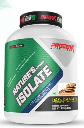 PROJENIX NATURE'S HYDRO ISOLATE 100% HYDROLYZED WHEY PROTEIN POWDER (2KG,COOKIES) Whey Protein
