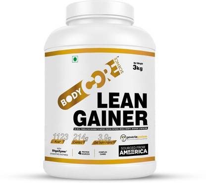BCS Lean Gainer(Vanilla-3 Kg) Whey Protein