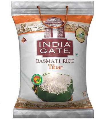 INDIA GATE Basmati Rice - Tibar, 5 kg Basmati Rice