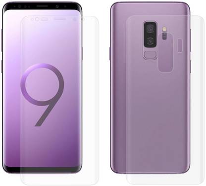 ELEF Front and Back Screen Guard for SAMSUNG Galaxy S9 Plus Edge to Edge Membrane Screen Protecttor (Not Tempered Glass)