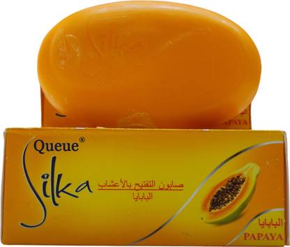 Queue Papaya Whitening Herbal soap With Dermatologist Tested