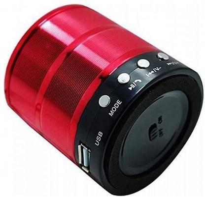 KJ ALONG WS887_high bass portable rechargeable splashproof bluetooth speaker with , tf card slot , usb port with aux support 74 W Bluetooth Speaker