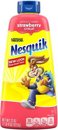 NESTLE 028000244606 Nesquik Strawberry Syrup STRAWBERRY