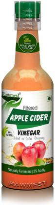 Rawmest Filtered Apple Cider Vinegar | 100% Natural, Filtered and fermented to 5% Digestive Property Vinegar