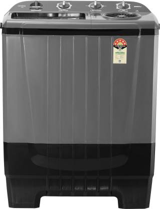 ONIDA 8 kg 5 star and In-built Basket Semi Automatic Top Load Washing Machine Grey