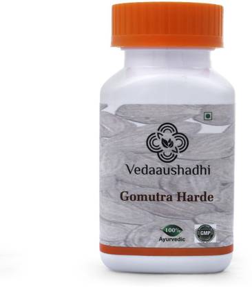 Vedaaushadhi Gaumutra Harde Tablets Distilled Cows Urine from Desi Cows only - 120Tab