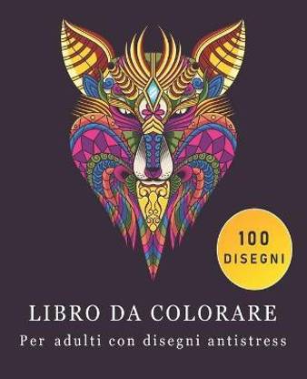 Libro da colorare per adulti con disegni antistress