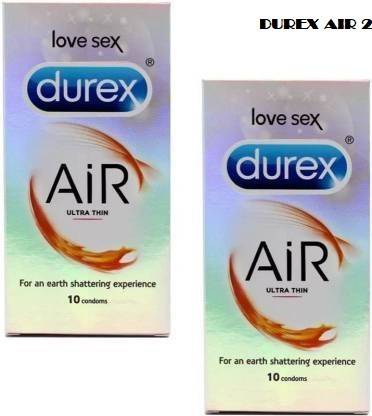 DUREX POWERFULL PYAR KA SATHI AIR CONDOM PACK OF TWO Condom
