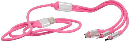 Day2Day Power Sharing Cable 1.5 m 3 in 1 USB Data Cable Fast Charging For Type C Iphone And V8