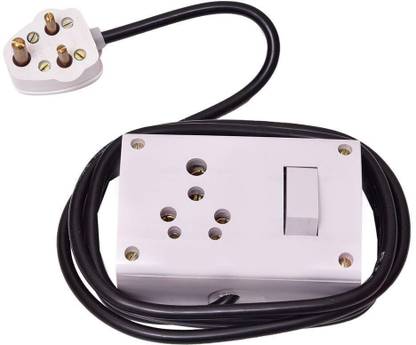 Hiru Power Extension Switch Board for Heavy Appliances with 16 AMP Socket, , Extension Cord (1.5 mm x 2 core), & 3 Pin Plug Top – 4 Mtr Lone Wire Power Extension Switch Board for Heavy Appliances with 16 AMP Socket, , Extension Cord (1.5 mm x 2 core), & 3 Pin Plug Top – 4 Mtr Lone Wire Power Plug